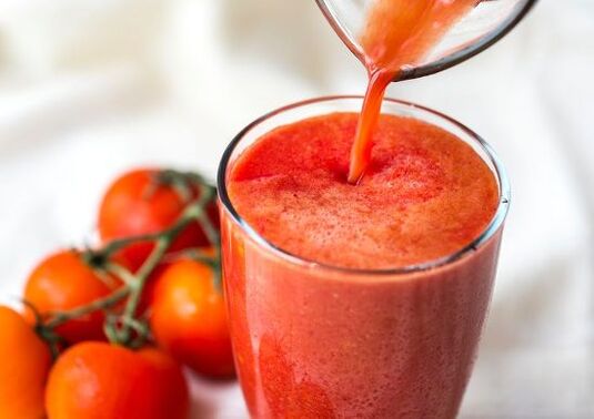 smoothie à la tomate pour perdre du poids