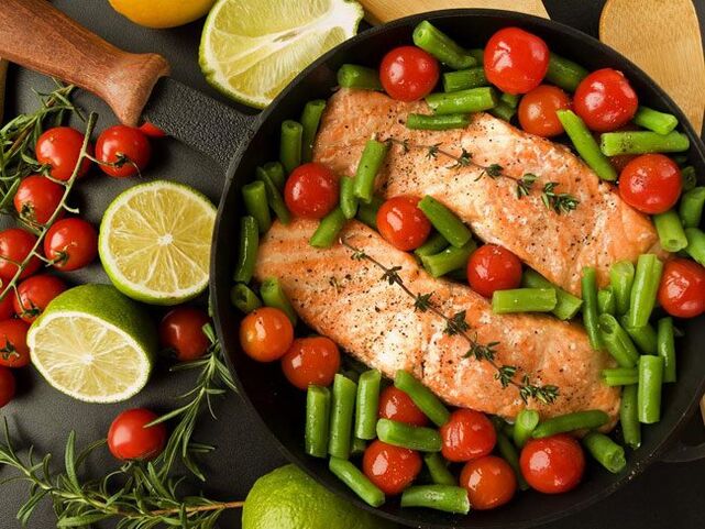 poisson aux légumes pour un régime sans gluten