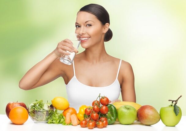 Le principe du régime hydrique est le respect du régime de consommation, associé à l'utilisation d'aliments sains