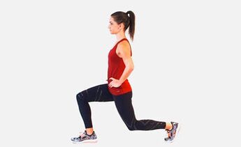 Les fentes sont un exercice efficace pour gonfler les muscles des jambes. 